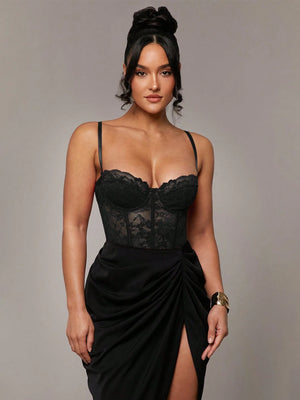 β€οΈ The Marcelline Lace Camisole Bodysuit