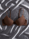 3pack Contrast Lace Super Push Up Microfiber T-shirt Bra Set