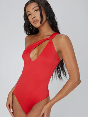 ❤️ The Selene One-Shoulder Cutout Bodysuit