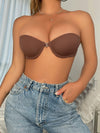 Solid Bandeau Underwire Bra