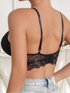 Floral Lace Cut Out Underwire Bra