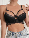 Floral Lace Harness Underwire Bra