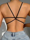 Solid Backless Wireless Bra