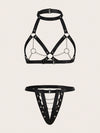 Chain Linked Harness Lingerie Set