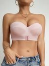 Solid Buckle Detail Tube Bra