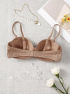 Solid Underwire Push Up Bra