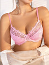 Floral Lace Underwire Bra