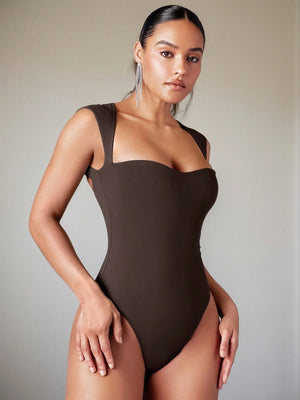 🍫 The Colette Cutout Back Bodysuit