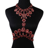 Scarlett Crystal Statement Body Chain