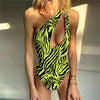 Jassmin Zebra One Shoulder Monokini