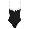 Sandra Black and White One Piece Monokini