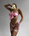 The perfect Gift 3-Piece Satin Lingerie Set