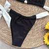 Giulia Black and White Micro Bikini Set