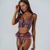 Heaven Ruffle  3-Piece Lingerie Set