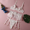 Rebekah Luxury  Lace 3-Pieces Lingerie Set