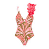 Victoria 3D Flower Premium Bikini Set