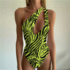 Jassmin Zebra One Shoulder Monokini