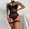 Amie Choker Mesh Teddy